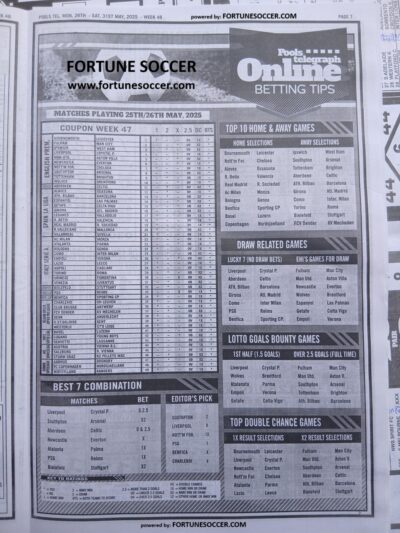 week 48 pools telegraph 2025 page 9