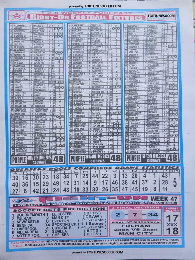 Week 48 pool paper winstar happy joe temple of draws