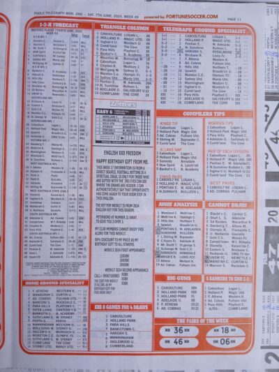 week 49 pools telegraph 2025 page 15
