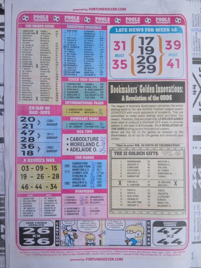 week 49 pools telegraph 2025 page 16