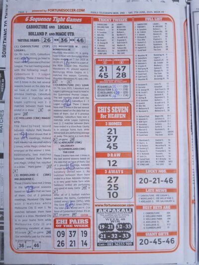 week 49 pools telegraph 2025 page 2