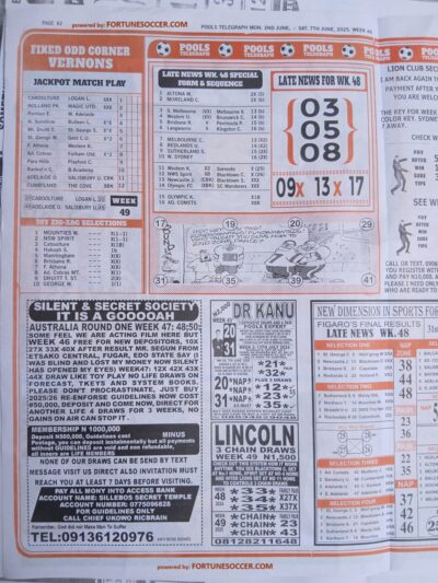 week 49 pools telegraph 2025 page 7