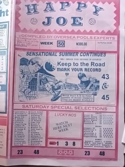 happy joe week 50 2025 page 1