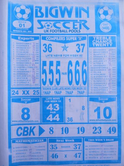 week 1 bigwin soccer 2025 page 1