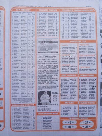 week 1 pools telegraph 2025 page 13