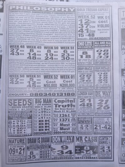 week 1 pools telegraph 2025 page 5