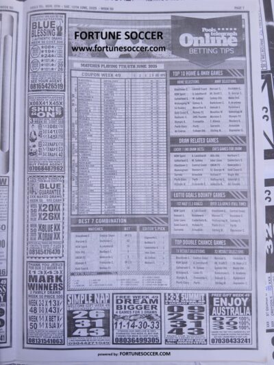 week 50 pools telegraph 2025 page 11