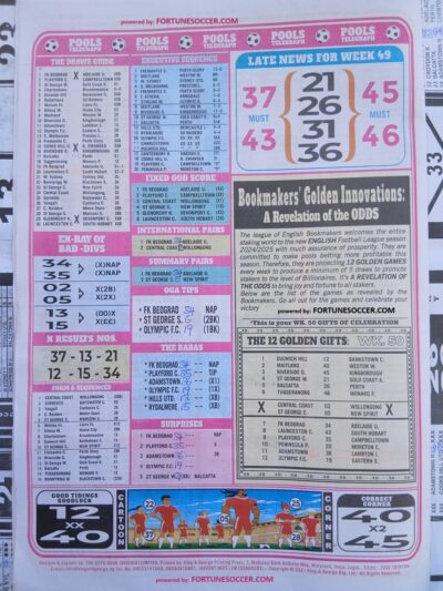week 50 pools telegraph 2025 page 16