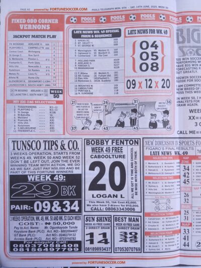 week 50 pools telegraph 2025 page 8