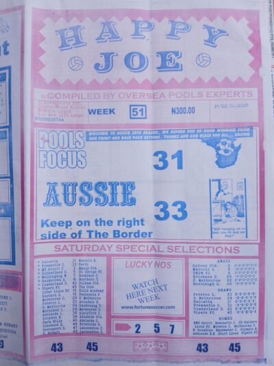 week 51 happy joe 2025 page 1