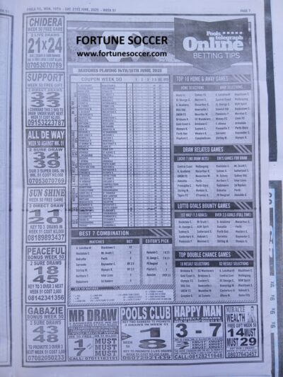week 51 pools telegraph 2025 page 11