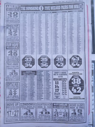 week 51 pools telegraph 2025 page 14