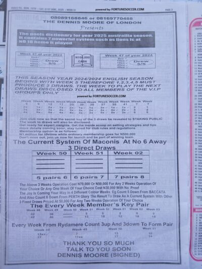 week 51 pools telegraph 2025 page 3