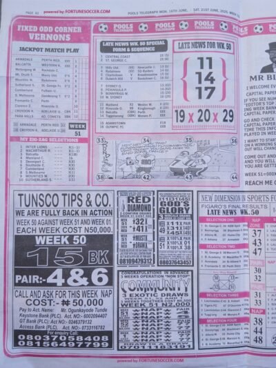 week 51 pools telegraph 2025 page 8