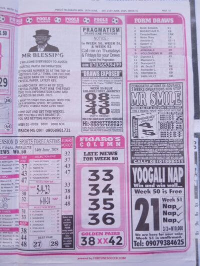 week 51 pools telegraph 2025 page 9