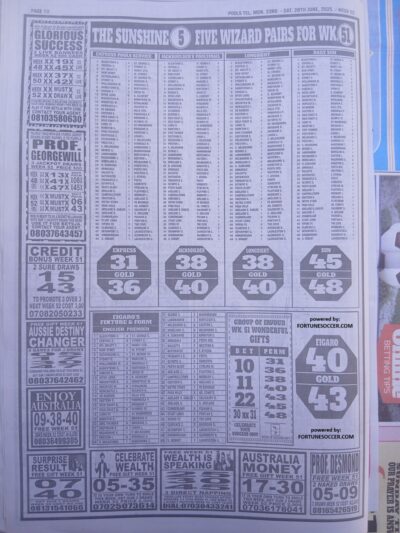 week 52 pools telegraph 2025 page 16