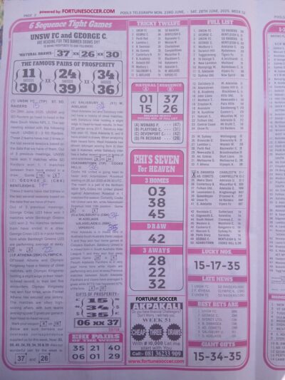 week 52 pools telegraph 2025 page 2