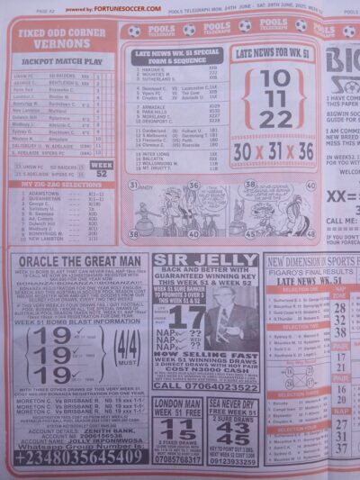 week 52 pools telegraph 2025 page 8