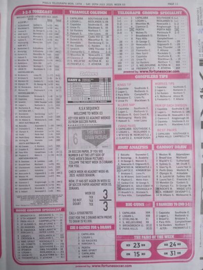 week 3 pools telegraph 2025 page 13