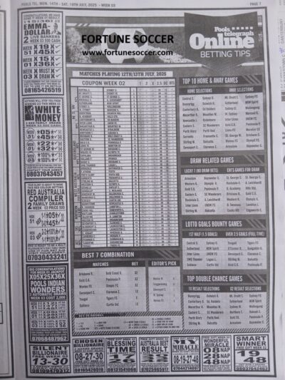 week 3 pools telegraph 2025 page 8