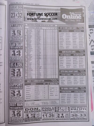 week 4 pools telegraph 2025 page 13