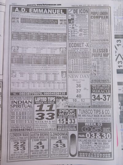 week 4 pools telegraph 2025 page 14