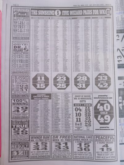 week 4 pools telegraph 2025 page 16
