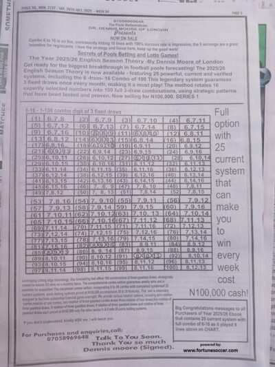 week 4 pools telegraph 2025 page 4