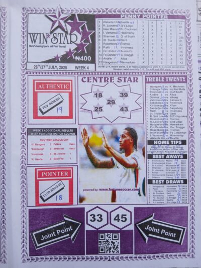 week 4 winstar 2025 page 1