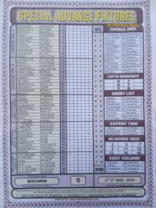 week 5 special advance fixtures 2025