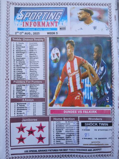 week 5 sporting informant 2025 page 1