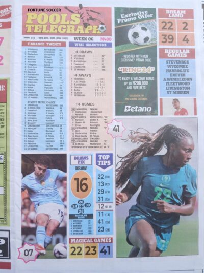 week 6 pools telegraph 2025 page 1