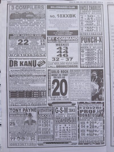 week 6 pools telegraph 2025 page 7