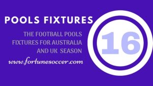 week 16 pool fixtures this week