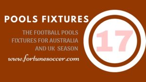 week 17 pool fixtures this week