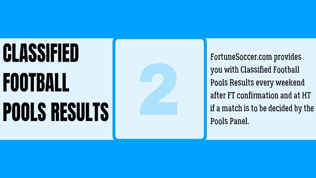 Pool Week 20 Pools Agent Result and Fixtures This Week
