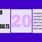 week 20 pool result today saturday