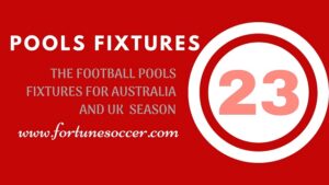 week 23 pool fixtures this week