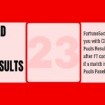 week 23 pool result today saturday