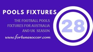 week 28 pool fixtures this week
