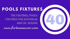 week 40 pool fixtures this week