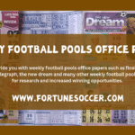 weekly football pools papers brown