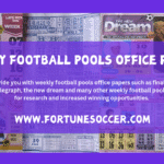 weekly football pools papers purple