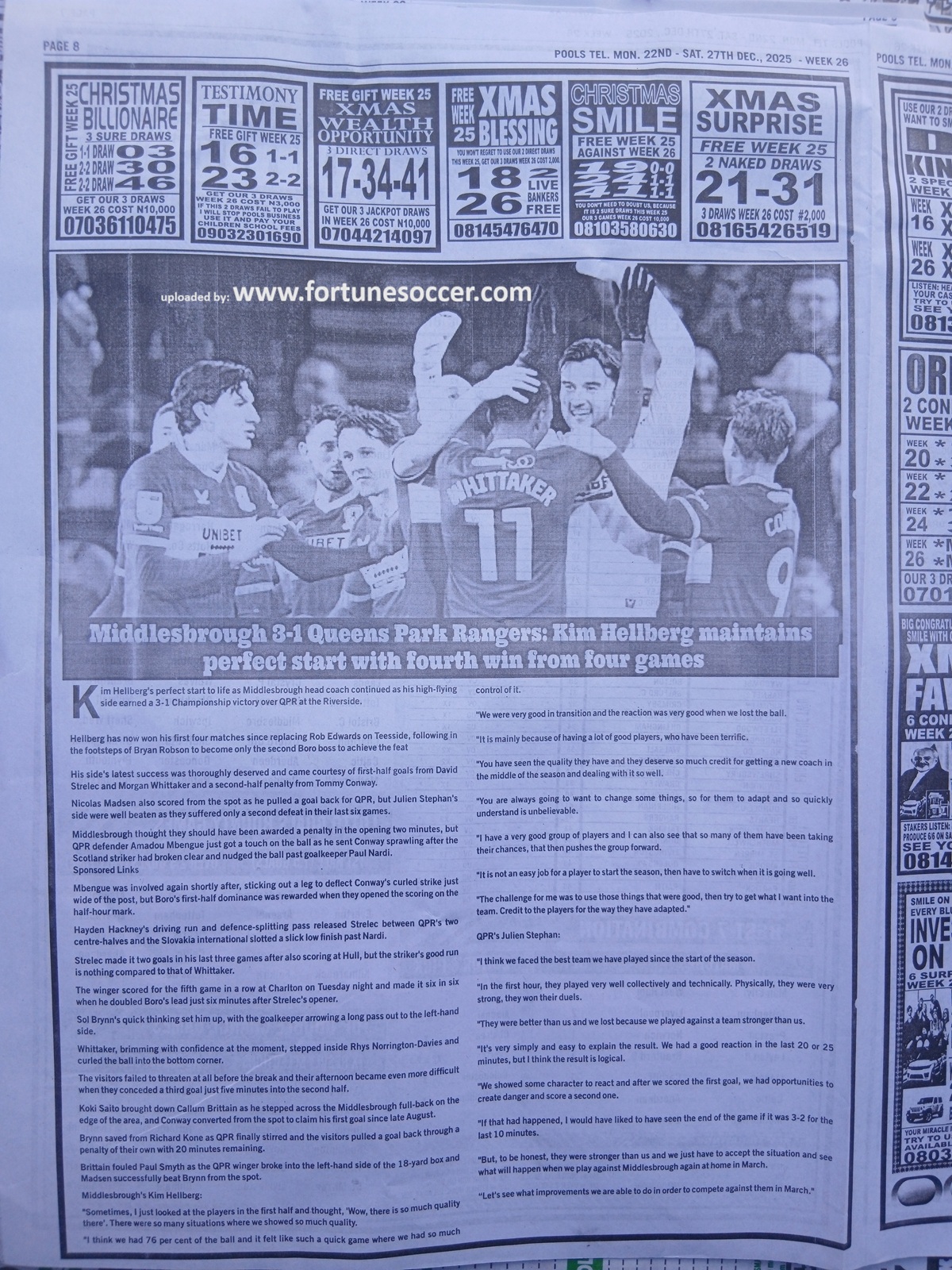 week 26 pools telegraph 2025 page 12