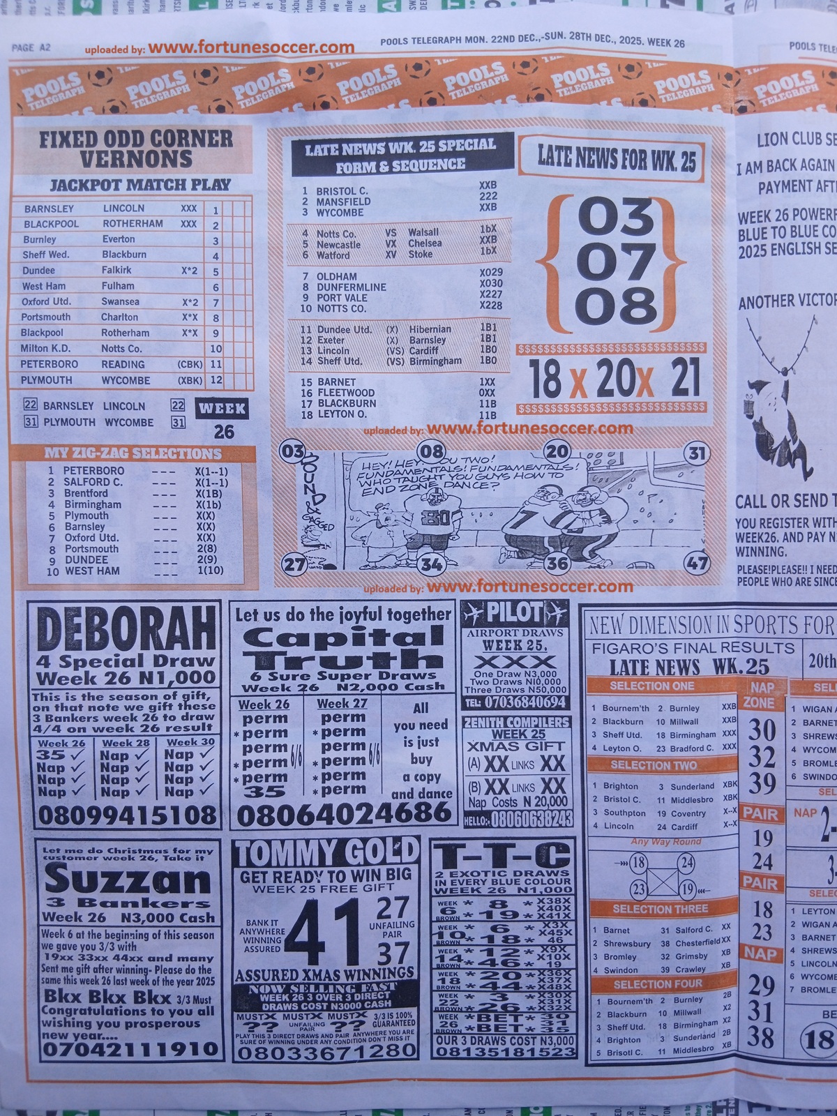 week 26 pools telegraph 2025 page 8