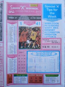 week 31 soccer x research 2026 page 1