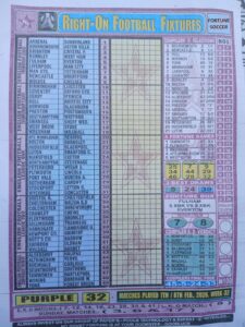 week 32 right on fixtures 2026 front page