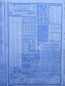 week 36 weekly telegraph 2026 page 1