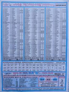 week 38 right on fixtures 2026 back page