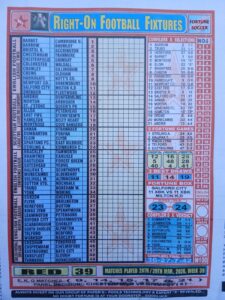 week 39 right on fixtures 2026 front page